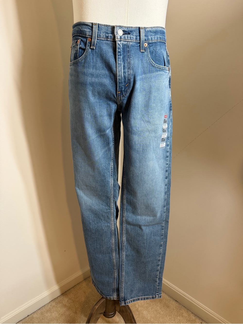 Levi’s Men’s 559 Classic Relaxed -SZ 32 x 34- Straight Leg Denim Blue Jeans